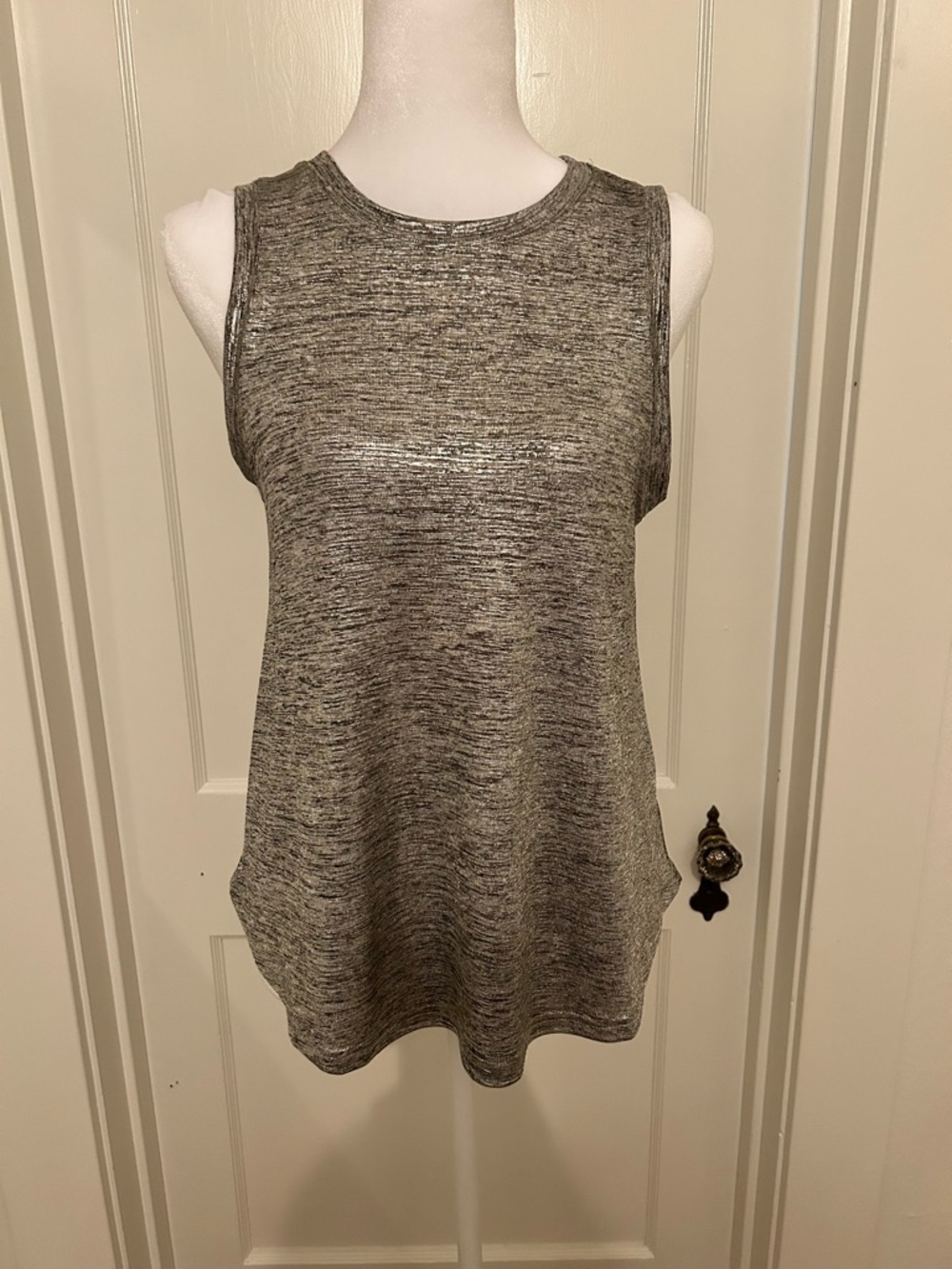 Sleeveless Heather Gray Women's Tank Top